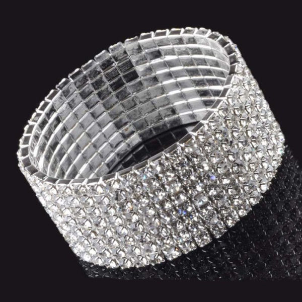 Браслет со стразами для фитнес-бикини (8 рядов)