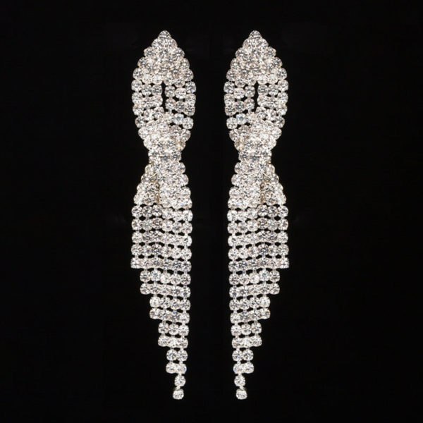 Серьги со стразами для фитнес-бикини EAR-MT