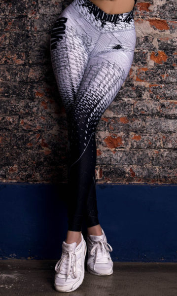 Женские легинсы для фитнеса Bona Fide Classic Futuris «White»