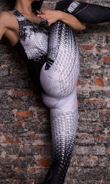 Женские легинсы для фитнеса Bona Fide Classic Futuris «White»